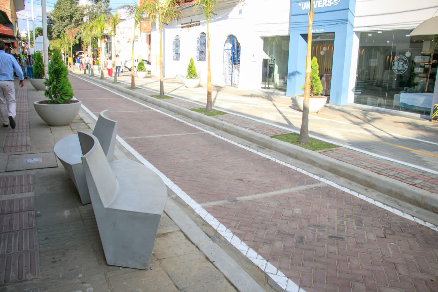 Calle Octava entre Sexta y Séptima, Nuevo Eje Lúdico Peatonal de Neiva